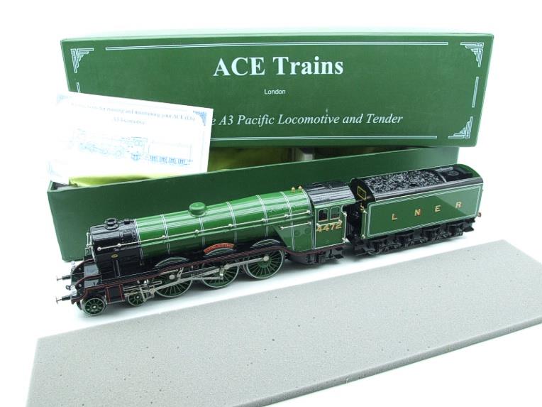 Ace Trains O Gauge E6 LNER Green A3 Pacific Round Dome "Flying Scotsman" R/N 4472 Elec 3 Rail Bxd image 22