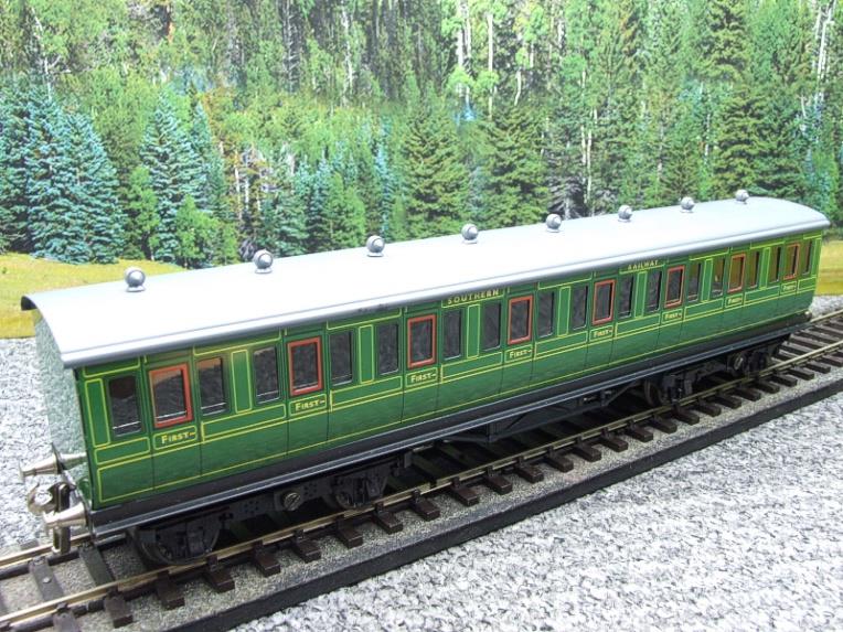Ace Trains O Gauge C1 "Southern" SR Green All 1st Non Corridor Passenger Coach Boxed image 13