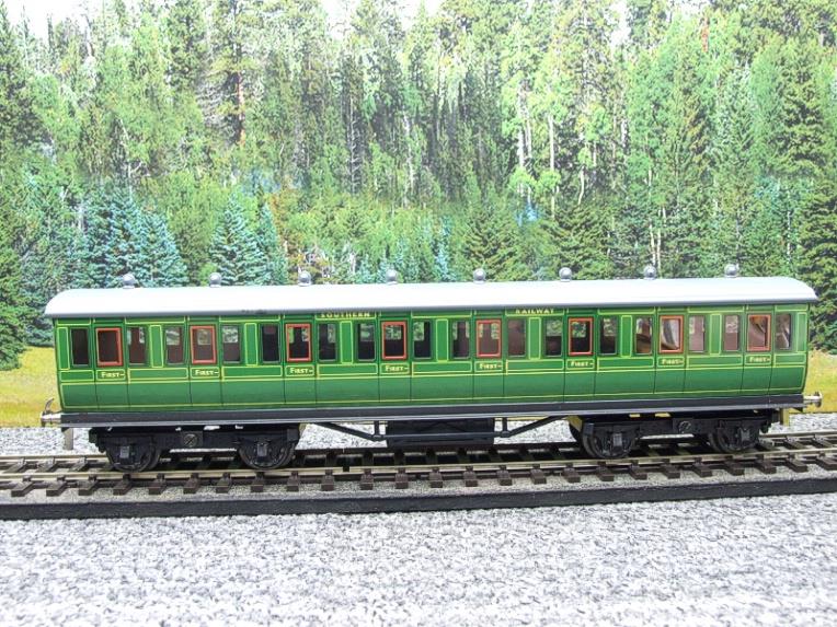 Ace Trains O Gauge C1 "Southern" SR Green All 1st Non Corridor Passenger Coach Boxed image 17
