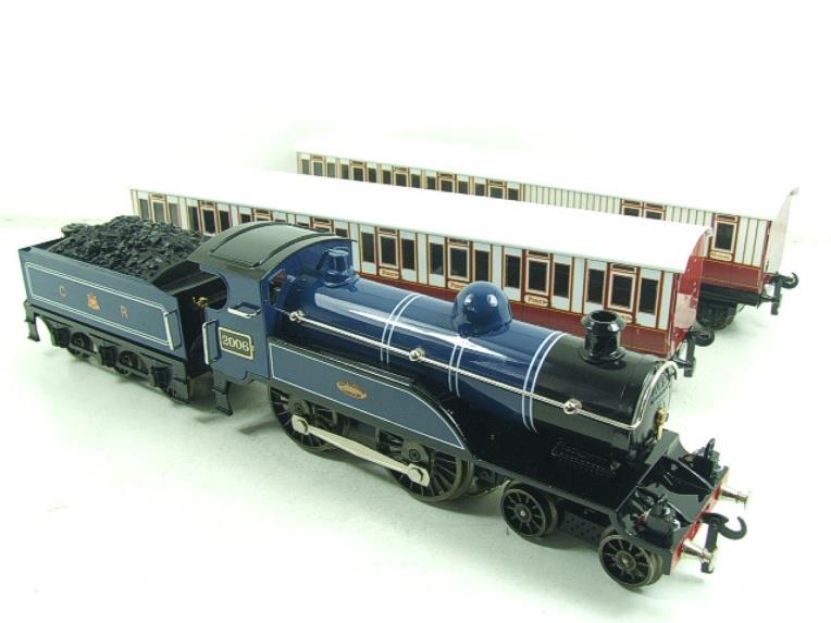 Ace Trains O Gauge E3S CR Blue Caledonian 4-4-0 Loco & Coach Set Fitted Seating Electric 3 Rail Bxd image 22