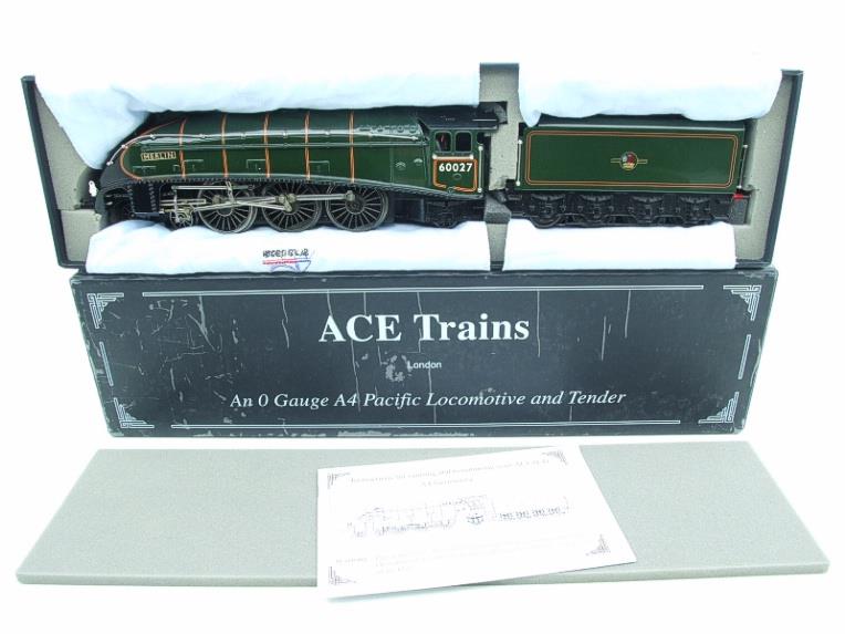 Ace Trains O Gauge E4, A4 Pacific BR Green Post-War "Merlin" R/N 60027 Electric 3 Rail Boxed image 21