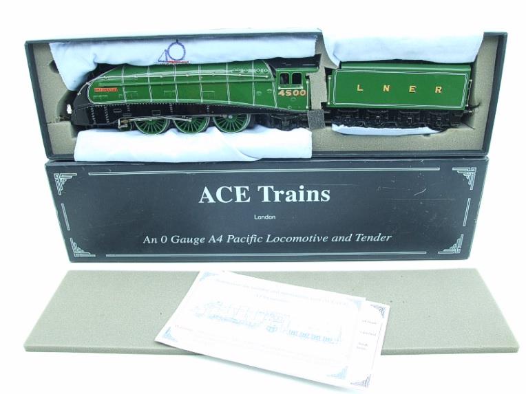 Ace Trains O Gauge E4, A4 Pacific LNER Green Pre-War "Garganey" R/N 4500 Electric 3 Rail Boxed image 20