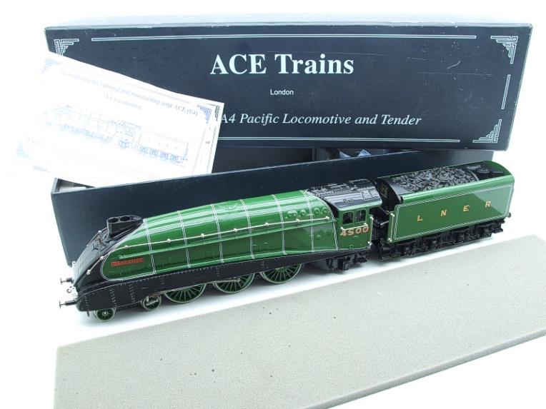Ace Trains O Gauge E4, A4 Pacific LNER Green Pre-War "Garganey" R/N 4500 Electric 3 Rail Boxed image 22