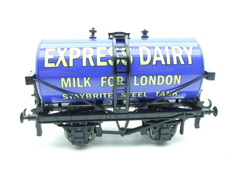 ACE Trains - Darstaed O Gauge Blue "Express Dairy Milk" Tanker Wagon 2/3 Rail image 14