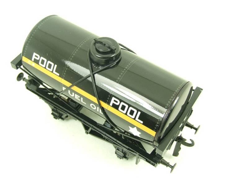 Ace Trains O Gauge G1 Four Wheel "Pool" Black Fuel Tanker Tinplate image 5