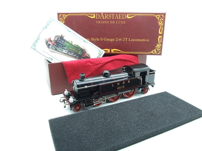 Darstaed O Gauge LNER Black 2-6-2T Tank Loco R/N 4515 Red Wheel Electric 3 Rail Boxed image 20