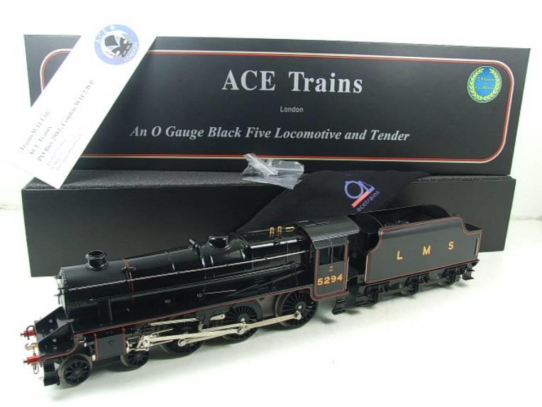 Ace Trains O Gauge E19A1 Black 5 LMS Gloss 4-6-0 Loco & Tender R/N 5294 Bxd 2/3 Rail image 22