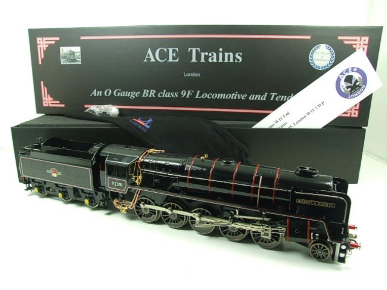 Ace Trains O Gauge E28B3 Class 9F BR Loco & Tender "Robert A Riddles" R/N 92251 Electric 2/3 Rail Boxed image 20