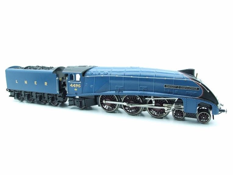 Darstaed O Gauge A4 Pacific LNER Blue "Dwight D Eisenhower" R/N 4496 Electric 3 Rail Boxed image 11