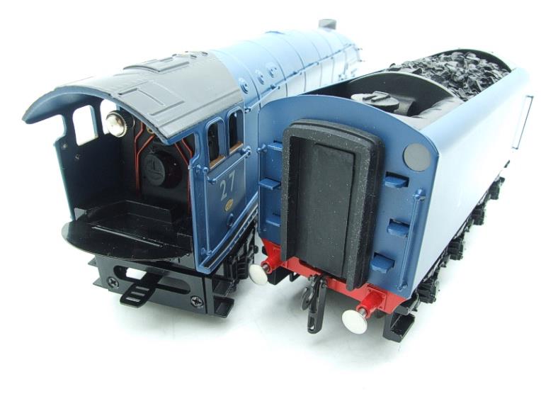 Darstaed O Gauge A4 Pacific LNER Garter Blue "Merlin" R/N 27 Electric 3 Rail Bxd image 10