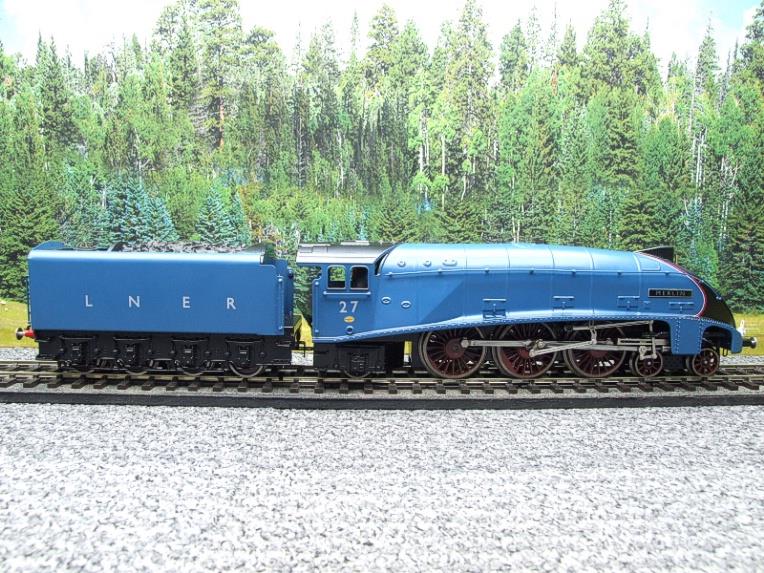 Darstaed O Gauge A4 Pacific LNER Garter Blue "Merlin" R/N 27 Electric 3 Rail Bxd image 14