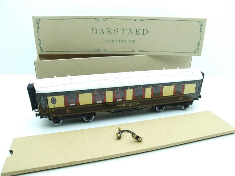 Darstaed O Gauge Daffodil Bar "Diamond" Ivory Roof Pullman Coach Lit interior 2/3 Rail Boxed image 2