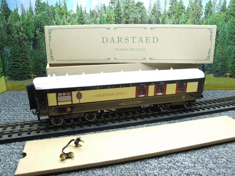 Darstaed O Gauge Daffodil Bar "Diamond" Ivory Roof Pullman Coach Lit interior 2/3 Rail Boxed image 3