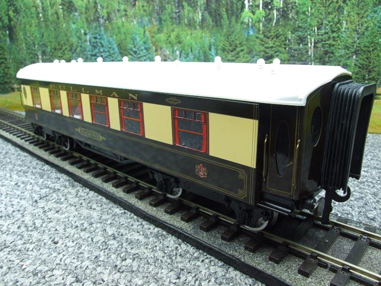 Darstaed O Gauge Daffodil Bar "Diamond" Ivory Roof Pullman Coach Lit interior 2/3 Rail Boxed image 7