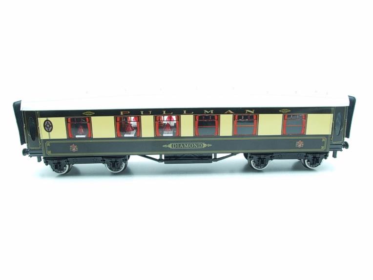 Darstaed O Gauge Daffodil Bar "Diamond" Ivory Roof Pullman Coach Lit interior 2/3 Rail Boxed image 9