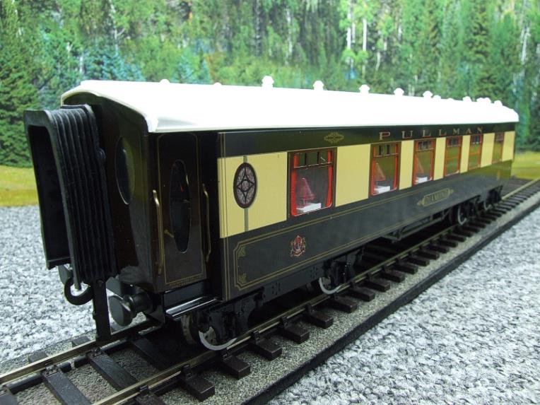 Darstaed O Gauge Daffodil Bar "Diamond" Ivory Roof Pullman Coach Lit interior 2/3 Rail Boxed image 13