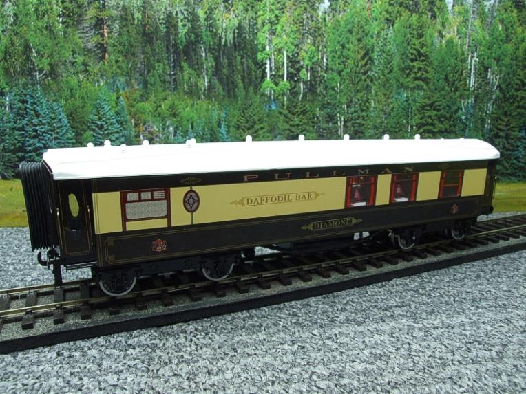 Darstaed O Gauge Daffodil Bar "Diamond" Ivory Roof Pullman Coach Lit interior 2/3 Rail Boxed image 15