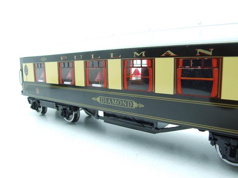 Darstaed O Gauge Daffodil Bar "Diamond" Ivory Roof Pullman Coach Lit interior 2/3 Rail Boxed image 16