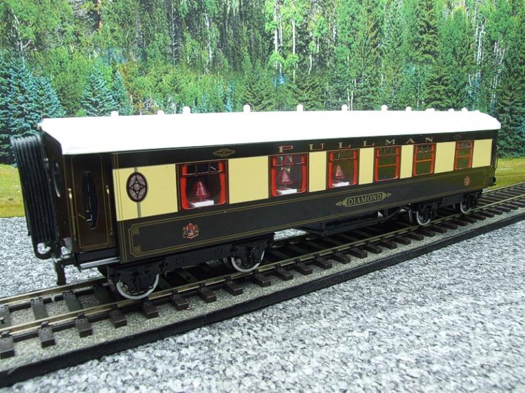 Darstaed O Gauge Daffodil Bar "Diamond" Ivory Roof Pullman Coach Lit interior 2/3 Rail Boxed image 17