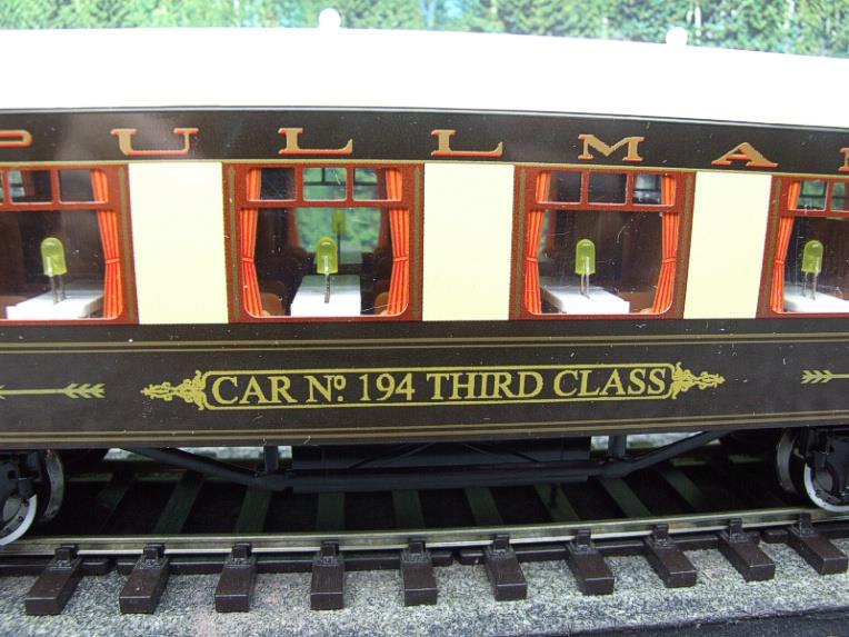 Darstaed O Gauge Golden Arrow "Car No. 194 Third Class" Ivory Roof Pullman Coach 2/3 Rail Boxed image 12