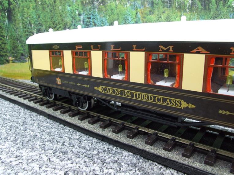 Darstaed O Gauge Golden Arrow "Car No. 194 Third Class" Ivory Roof Pullman Coach 2/3 Rail Boxed image 14