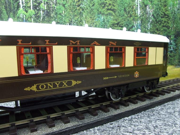 Darstaed O Gauge Golden Arrow Parlour 1st "Onyx" Ivory Roof Pullman Coach 2/3 Rail Boxed image 14