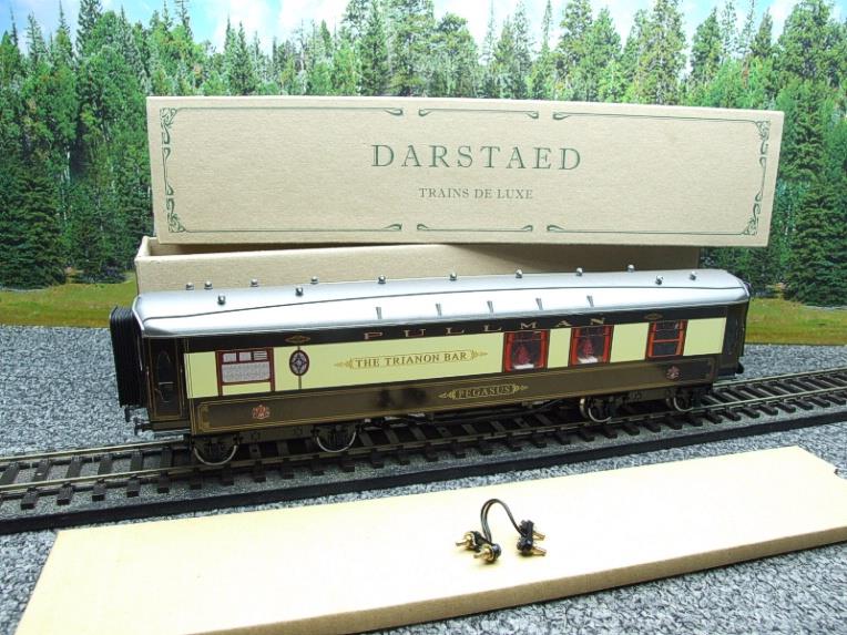 Darstaed O Gauge "The Trianon Bar"  Pullman Coach "Pegasus" Grey Roof Lit Interior 2/3 Rail Boxed image 3