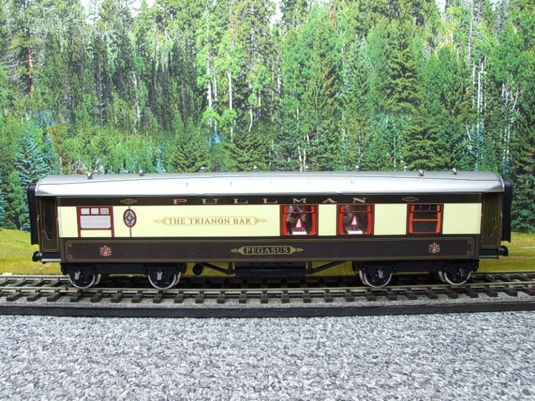 Darstaed O Gauge "The Trianon Bar"  Pullman Coach "Pegasus" Grey Roof Lit Interior 2/3 Rail Boxed image 5