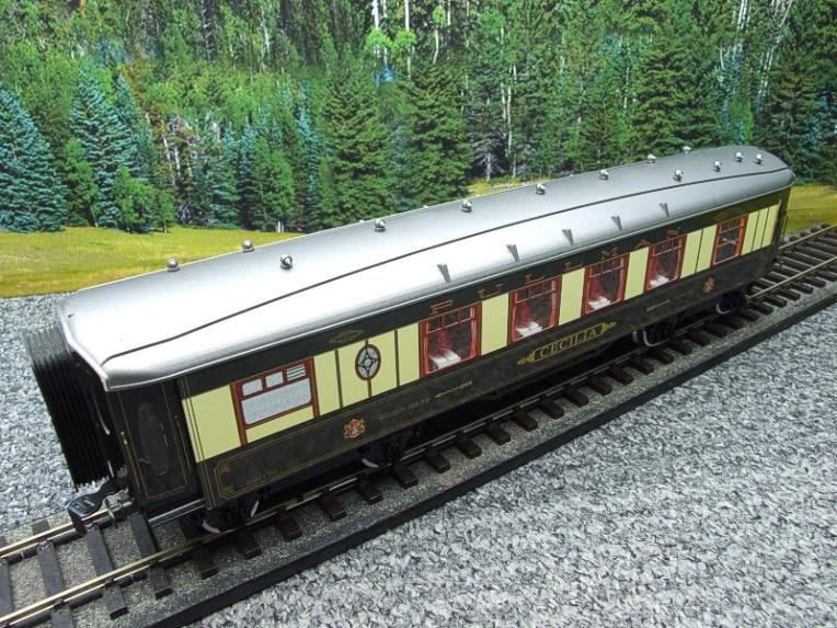 Darstaed O Gauge Golden Arrow Kitchen 1st "Cecilia" Grey Roof Pullman Coach 2/3 Rail Boxed image 14