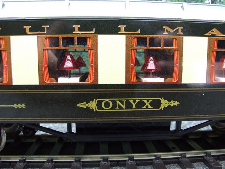 Darstaed O Gauge Golden Arrow Parlour 1st "Onyx" Grey Roof Pullman Coach 2/3 Rail Boxed image 14