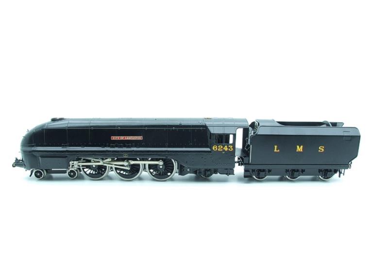 Ace Trains O Gauge E12C2 Coronation Pacific LMS Wartime Satin Black "City of Lancaster" R/N 6243 Bxd image 4