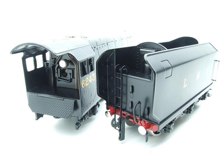 Ace Trains O Gauge E12C2 Coronation Pacific LMS Wartime Satin Black "City of Lancaster" R/N 6243 Bxd image 10