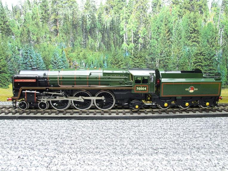 Ace Trains O Gauge E27E BR Green Britannia Class "William Shakespeare" Loco & Tender R/N 70004 image 11