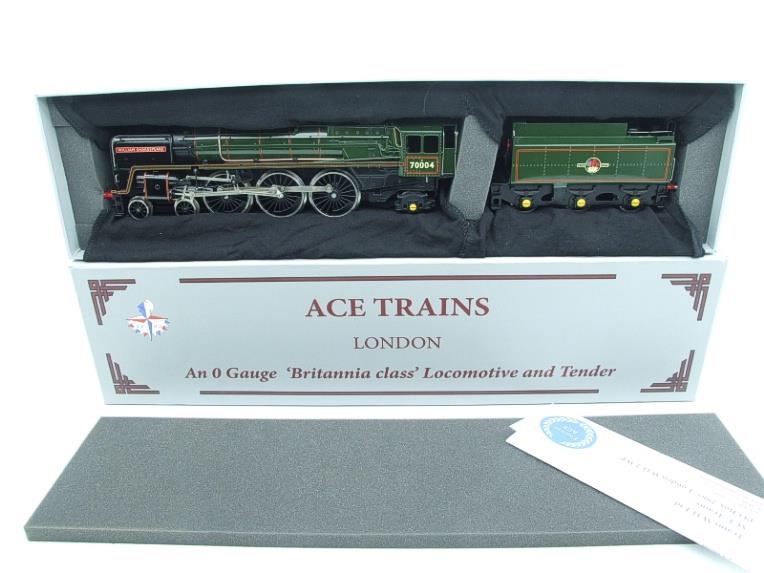 Ace Trains O Gauge E27E BR Green Britannia Class "William Shakespeare" Loco & Tender R/N 70004 image 21