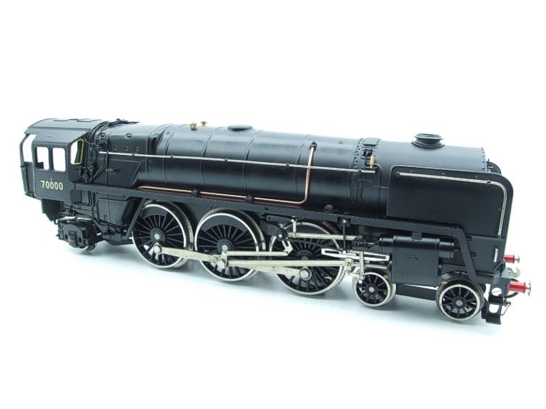 Ace Trains O Gauge E27A BR Black "Britannia Class" Loco & Early Logo Tender R/N 70000 Bxd image 15