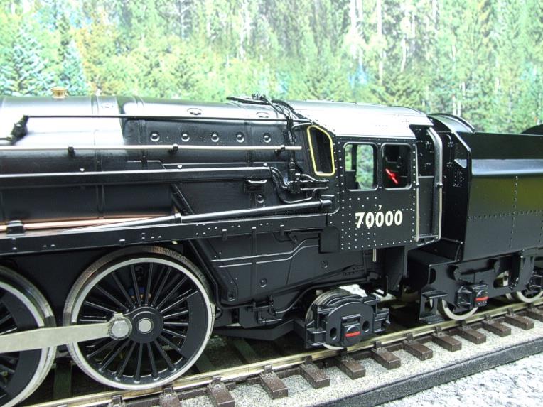 Ace Trains O Gauge E27A BR Black "Britannia Class" Loco & Early Logo Tender R/N 70000 Bxd image 19