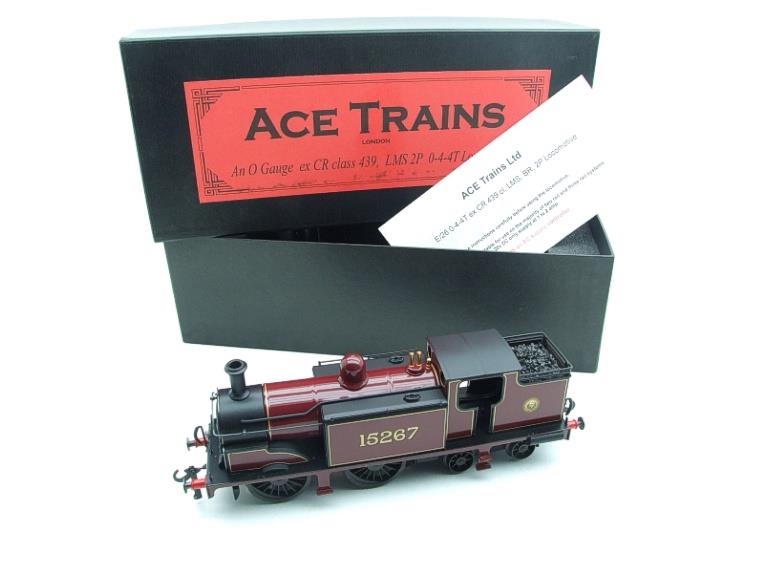 Ace Trains O Gauge E26B LMS Maroon Class 2P Tank Loco R/N 15267 Electric 2/3 Rail Boxed image 3