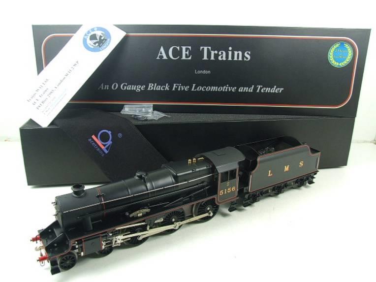 Ace Trains O Gauge E19A3 LMS Satin Black 5 “Ayrshire Yeomanry” R/N 5156 Bxd 2/ 3 Rail image 22