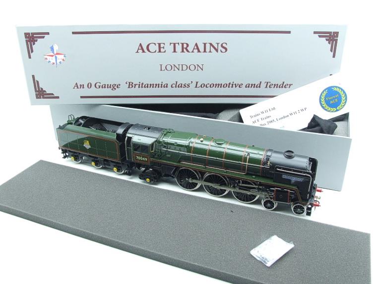Ace Trains O Gauge E27L BR Pre 56  Britannia Class "Solway Firth" Blue Name Plate R/N 70049 Electric 2/3 Rail Boxed image 2