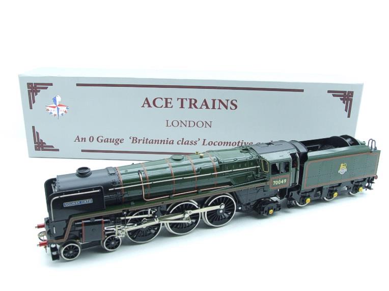 Ace Trains O Gauge E27L BR Pre 56  Britannia Class "Solway Firth" Blue Name Plate R/N 70049 Electric 2/3 Rail Boxed image 3