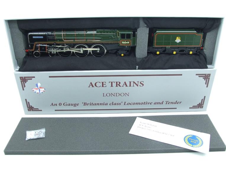 Ace Trains O Gauge E27L BR Pre 56  Britannia Class "Solway Firth" Blue Name Plate R/N 70049 Electric 2/3 Rail Boxed image 20