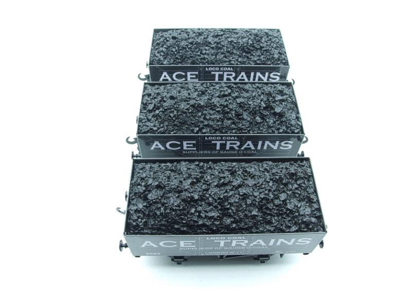 Ace Trains O Gauge G5 Private Owner Loco Coal Wagon x3 Set R/N 2985 2/3 Rail Boxed image 13