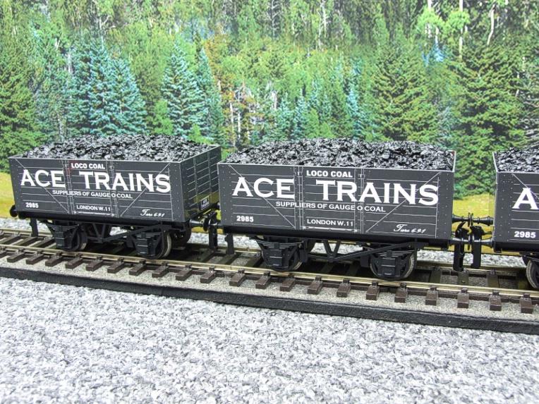 Ace Trains O Gauge G5 Private Owner Loco Coal Wagon x3 Set R/N 2985 2/3 Rail Boxed image 14