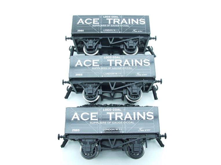Ace Trains O Gauge G5 Private Owner Loco Coal Wagon x3 Set R/N 2985 2/3 Rail Boxed image 16