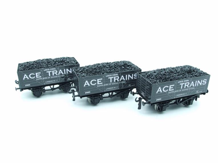 Ace Trains O Gauge G5 Private Owner Loco Coal Wagon x3 Set R/N 2985 2/3 Rail Boxed image 19