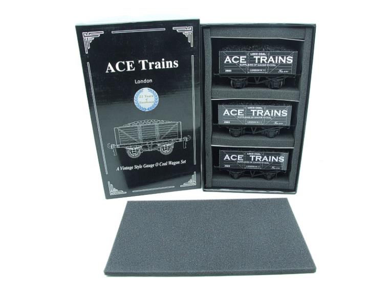 Ace Trains O Gauge G5 Private Owner Loco Coal Wagon x3 Set R/N 2985 2/3 Rail Boxed image 21