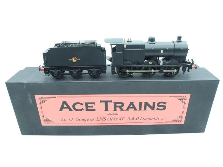Ace Trains O Gauge E5S Fowler 4F Class 0-6-0 Loco and Tender Un-Numbered Post 56 BR Logo Satin Black image 22