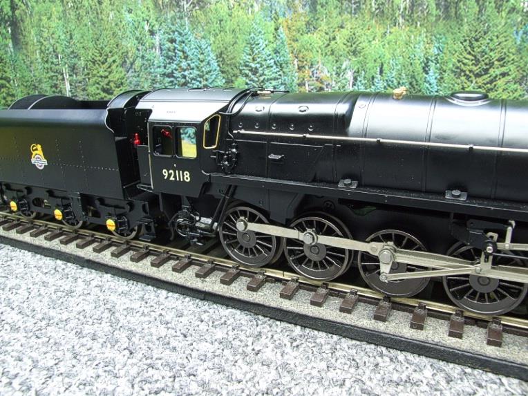 Ace Trains O Gauge E28E1 BR Pre 56 Class 9F Loco & Tender R/N 92118 Satin Black Elec 2/3 Rail Bxd image 16