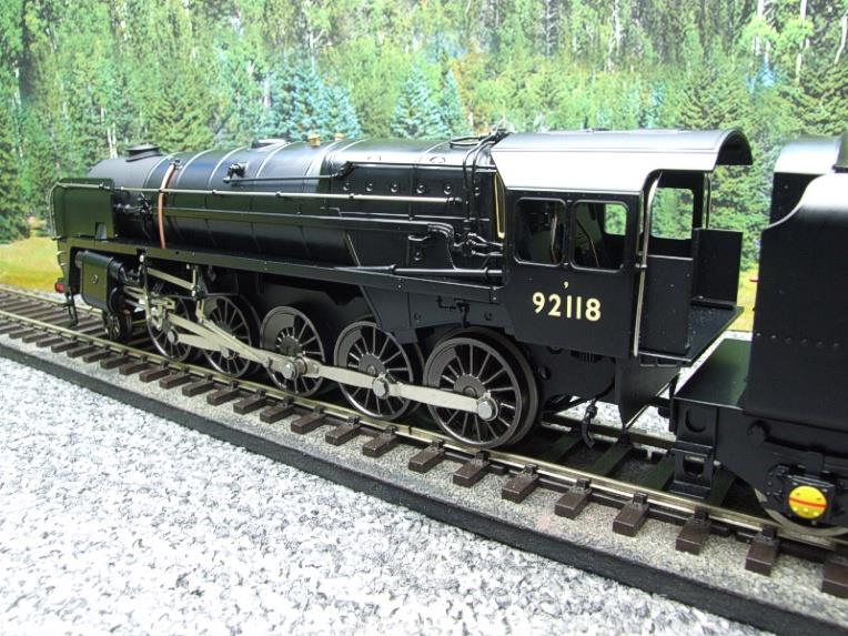 Ace Trains O Gauge E28E1 BR Pre 56 Class 9F Loco & Tender R/N 92118 Satin Black Elec 2/3 Rail Bxd image 17