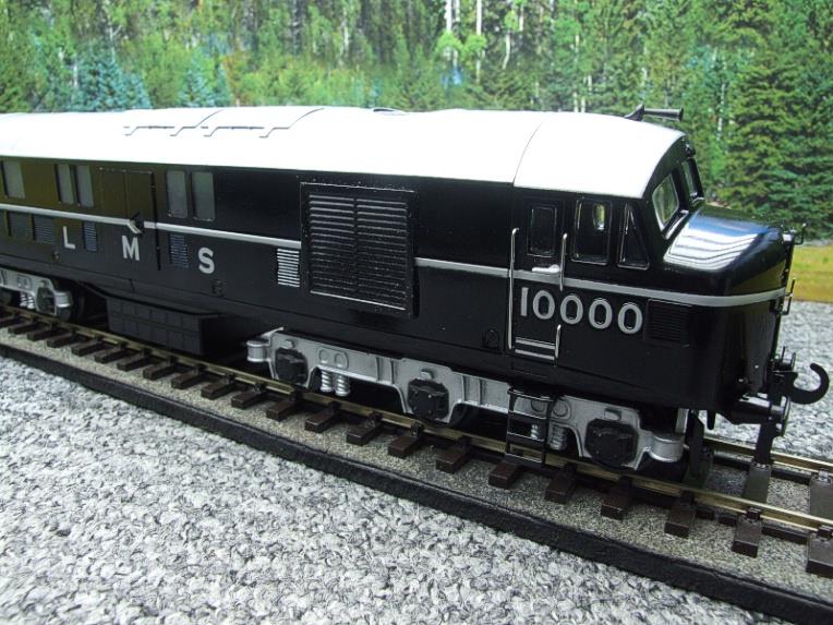 Ace Trains O Gauge E39A1 LMS Gloss Black Silver roof & bogies 10000 Co-Co Diesel 2/3 Rail NEW Boxed image 11